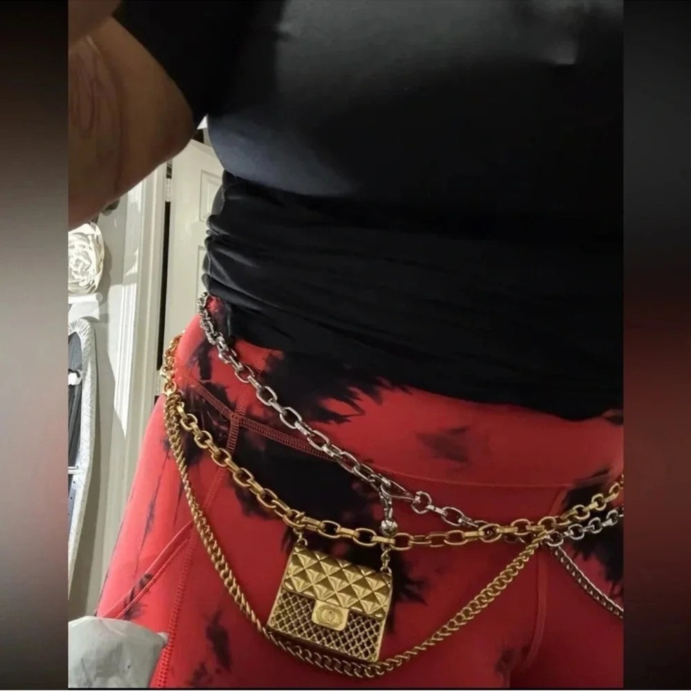 Anthropologie Gold Chain Belt - Picture 7 of 16